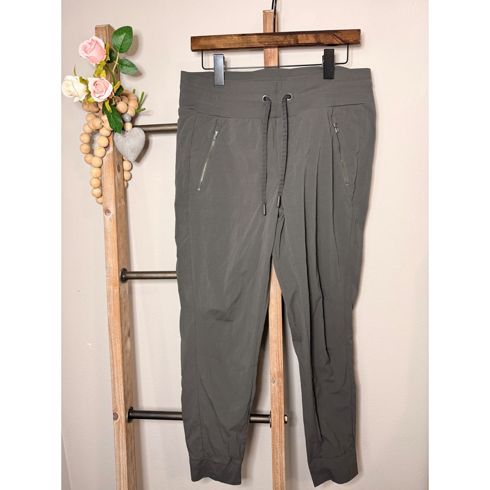 Athleta Trekkie North Joggers Dark Olive Green Hiking Pants Size Large